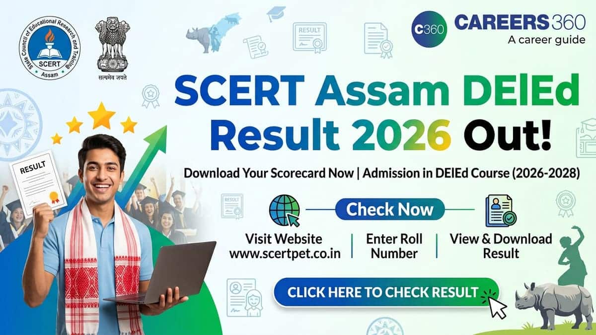 SCERT Assam DElEd PET Result 2026 (Out): Direct Link To Download Centre-wise Result
